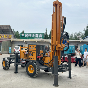 200m Profondeur Haute Efficacité 55kw Moteur Forage Eau Puits Plate-Forme Rotative Rock Dth Compresseur Forage Mine Foreuse - Product Image 4