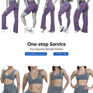Pantaloncini da yoga da donna senza cuciture, traspiranti, ad asciugatura rapida, in poliestere - Product Image 2
