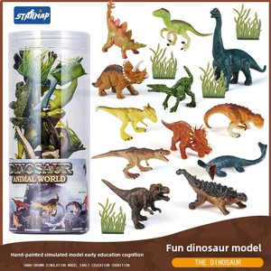 Juego de 3 Miniaturas de Dinosaurios Realistas de Plástico Sólido, Modelo <span class=keywords><strong>Animal</strong></span> a Escala 1/12, en Cubo, para Niños de 7 a 12 Años, Temática Oceánica - Product Image 3