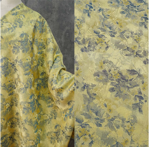 Tessuto Jacquard Floreale Vintage Effetto Pittura <span class=keywords><strong>a</strong></span> Olio, Tinto in Filo, Traspirante, Antipiega, in Poliestere Metallizzato <span class=keywords><strong>per</strong></span> Borse da Ragazzo, Vestiti e Fodere <span class=keywords><strong>per</strong></span> Cappotti - Product Image 1
