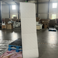 Papier peint géométrique 3D, panneau mural 3D en PVC pour salon, vente en gros directe d'usine, fournisseur en gros