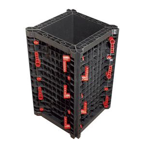 Coffrage de colonne carrée en plastique industriel réglable, facile à installer et démonter - Durable et écologique pour la <span class=keywords><strong>construction</strong></span> - Product Image 2
