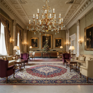 Lampadario Artigianale in Ferro con Rami d'Albero, Design Floreale in Cristallo, Illuminazione per Sale da Ricevimento e Matrimoni - Product Image 4