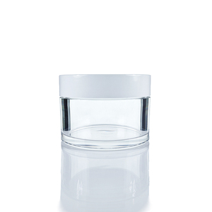 5ml 10ml 20ml 30ml 50ml 60ml 100ml 200ml <span class=keywords><strong>250ml</strong></span> 8oz <span class=keywords><strong>PS</strong></span> vật nuôi rõ ràng cơ thể chà container mỹ phẩm Kem lọ nhựa có nắp đậy màu đen - Product Image 6