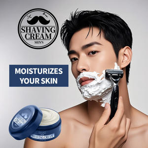 Crema de Afeitar para Hombres con Piel Sensible Enriquecida con Aloe Vera y Hamamelis para Reducir las Irritaciones del Afeitado y Cuidado de la Barba - Product Image 4