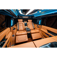 Pack de conversion intérieur de luxe pour fourgons Lincoln/Suburban/Sprinter/Viano, avec rangements cachés et sièges à levage vertical.