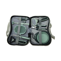 Ensemble de toilettage pour chiens 8 en 1 avec logo personnalisé, kit de toilettage pour chiens en acier inoxydable, brosses durables pour chats