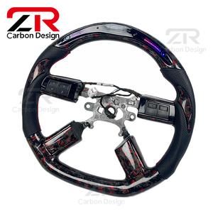 Volante Personalizzato in Fibra di Carbonio Forgiata con Display LED per Chrysler 300 300c - Product Image 2