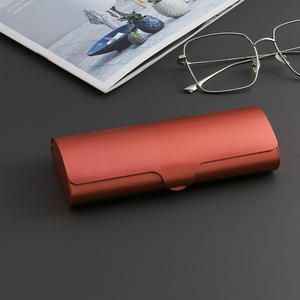 אלומיניום דק מט מתכת קשיחה משקפיים משקפיים הגנה שחור כסף משקפיים נרתיק נסיעות תיבת מחזיק נייד מתנות - Product Image 5