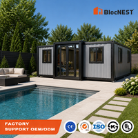 BlocNEST Maison Conteneur Moderne Extensible Préfabriquée pour Usage Résidentiel