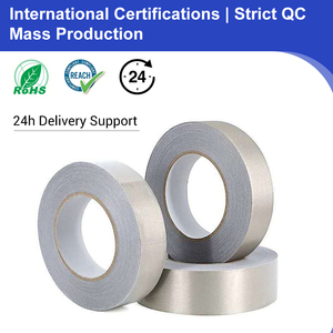 Cinta de tela de protección EMI recubierta de níquel/cobre ultraconductora, pegatina adhesiva troquelada para productos eléctricos y electrónicos - Product Image 4