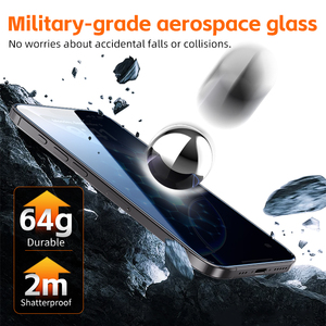 Protector de Pantalla de Vidrio Templado 9H HD Transparente Antirrayaduras Ultrafino 2.5D para Teléfono Móvil Redmi Note 13 <span class=keywords><strong>Pro</strong></span>, Alta Calidad, Pegamento Completo - Product Image 4