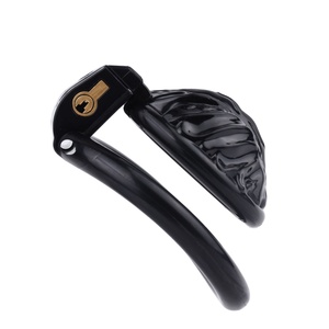 Jaula de Castidad Masculina FRRK Sissy Pink Pussy Cock Cage, Dispositivo de Castidad con Anillos para Pene, Juguete Sexual BDSM para Esclavos, 18+, Gay, Femboy - Product Image 4
