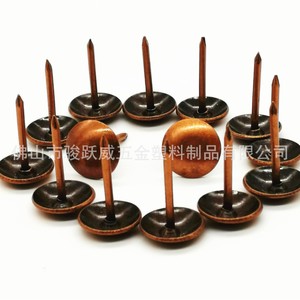 Antique Bronze Round Head Tacks 11mm Diameter 17mm Length For <b>Sofa</b> Upholstery And Wallpaper Fixing - Product Image 3