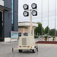 Jeneratörlü Endüstriyel Işık Kulesi Teleskopik Mobil Işık Kulesi Dizel Stadyum Işık Kulesi Fiyatı