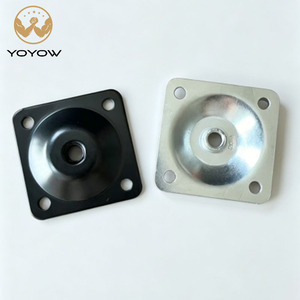 Heavy Duty Furniture Leg Metal base plate Easy Installation for Sofa Chair Desk Home Hotel Use adjust angel - Product Image 1