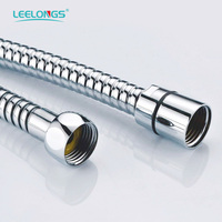 Leelongs Ningbo Usine En Ligne Longue Durée En Acier Inoxydable EPDM Chambre À Air 1.5M Double Verrouillage Filetage Fin Douche Flexible Tuyau