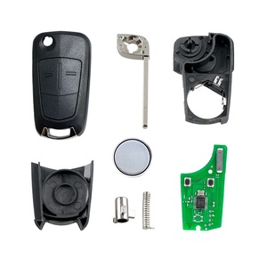Opel Corsa tigra B lật gấp Key Fob vỏ 2-nút điều khiển từ xa chìa khóa xe Trường hợp với 433Mhz id46 chip pcf7946 Pin lưỡi - Product Image 5