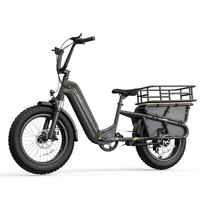 OEM ODM Langschwanz-Elektro-Lastenfahrrad 48V 250W Starke Leistung Große Ladekapazität Elektrisches Lieferfahrrad
