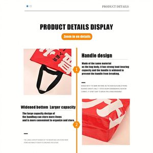 Sac fourre-tout personnalisé en PET recyclé, promotionnel, en RPET, pour le shopping ou les cadeaux, en polypropylène laminé non tissé avec design - Product Image 2