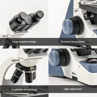 XSP107 Binocular Biological Microscope High-Definition Aquaculture Experiment Cell Microorganism Digital Microscope for Lab