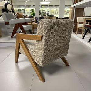 リチャード シングルソファチェア 和風ラウンジチェア コーヒーチェア モダンスタイル 新入荷 高品質 リビングルーム 寝室用アームチェア - Product Image 5