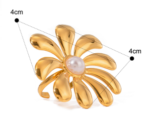 ステンレス鋼ダイヤモンドリング誇張されたハイエンドリングチタン鋼リンググローバルボーダージュエリー - Product Image 6