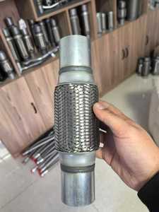 ข้อต่อท่อไอเสียสแตนเลสอเนกประสงค์พร้อมปลอกโลหะถักแบบยืดหยุ่น - Product Image 4