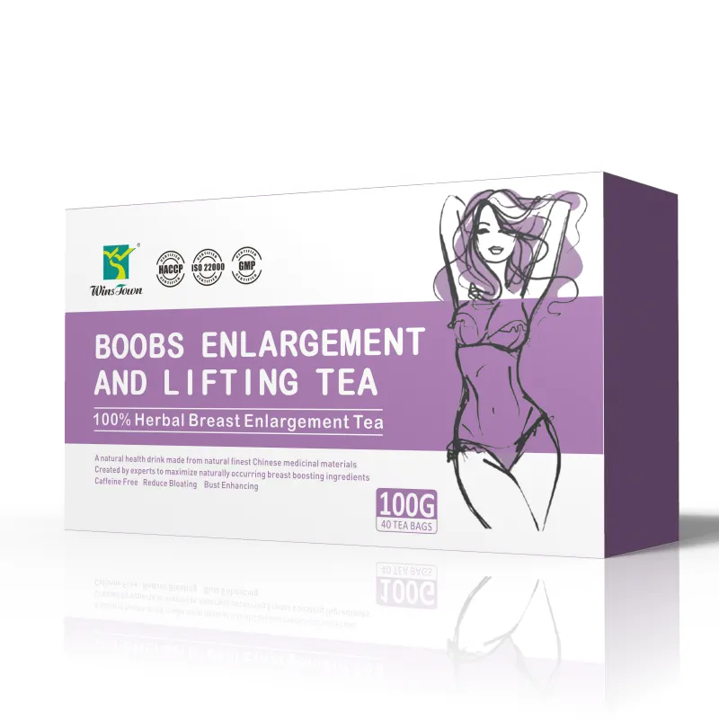Private Label boobs enlargement and lifting tea 100% chinese herbal big breast enlargement firmness Maca tea Increase cup size