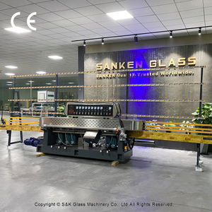 เครื่องขัดขอบกระจกอัตโนมัติ SKE-9 แบบ 9 แกนหมุน สำหรับกระจกแบนและกระจกขัดเงาสำหรับกระจกเงาและกระจกเฟอร์นิเจอร์ - Product Image 6