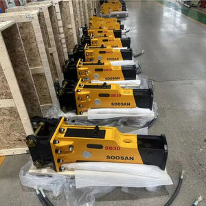 SOOSAN SB30 CORTE HIDRÁULICO TIPO CAJA GARANTÍA DE UN MES CON REPUESTOS ADECUADOS MANGUERAS CINCEL CAJA DE HERRAMIENTAS CILINDRO NITOGENO - Product Image 1