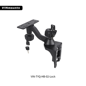 Support de bras oscillant vertical de 6 pouces avec plaque de fixation rectangulaire pour détecteurs de poissons et traceurs VIN-TYQ-HB-02-Lock - Product Image 2