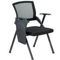 Chaise de bureau moderne bon marché en gros chaise de salle de conférence pliante en tissu bureau de formation d'apprentissage avec tableau d'écriture