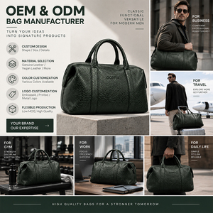 Bolsa de viaje con estampado de serpiente para hombre, bolsa de fin de semana de gran capacidad, equipaje de mano con correa para el hombro y asa superior, OEM - Product Image 6