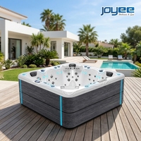 Bain à remous JOYEE Denver pour 5 personnes, système de contrôle Balboa, fibre de verre, acrylique, 95 jets, autoportant, pour usage extérieur, hôtels, jardins