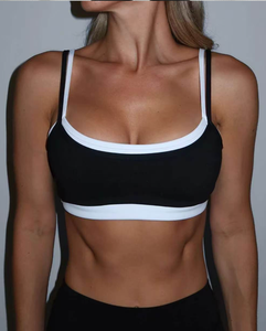 Nouveau design 2026 – Ensemble de sport imprimé léopard effet superposé – Soutien-gorge de yoga respirant pour femme en tissu recyclé à séchage rapide - Product Image 3