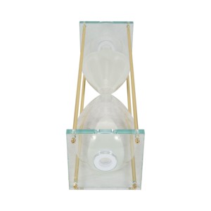 Timer a Clessidra in Vetro Decorativo per Casa, Ufficio, Scrivania, Soggiorno, Esposizione su Scaffale - Product Image 6
