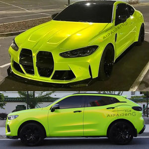 Film de protection pour voiture en vinyle <span class=keywords><strong>liquide</strong></span> fluorescent jaune PET de haute performance, pour une fonction de changement de couleur - Product Image 1