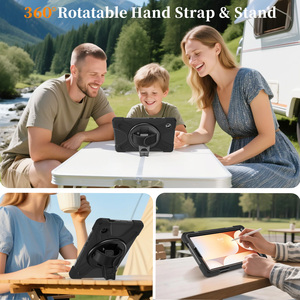 Đầy Đủ Máy Ảnh Bảo Vệ Máy Tính Bảng Trường Hợp Đối Với Samsung Galaxy Tab A11 8.7 ''2025 360 Xoay Tay Dây Đeo Vai Da Chống Sốc Bìa - Product Image 6