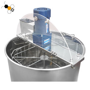 Zertifizierte Honigschleuder für 4 Waben, Elektrische Honigzentrifuge, Maschine zur Honiggewinnung - Product Image 5