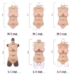Silicone Seins Meme Vagin Triangle Body Suit pour Crossdresser Drag Breast Form Fesses Pad Plate False Pussy - Product Image 6