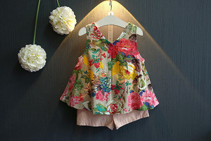 Marca de Ropa Coreana, Conjunto de Ropa Infantil con Estampado de Niña, Fabricante de Ropa para Niños - Product Image 5