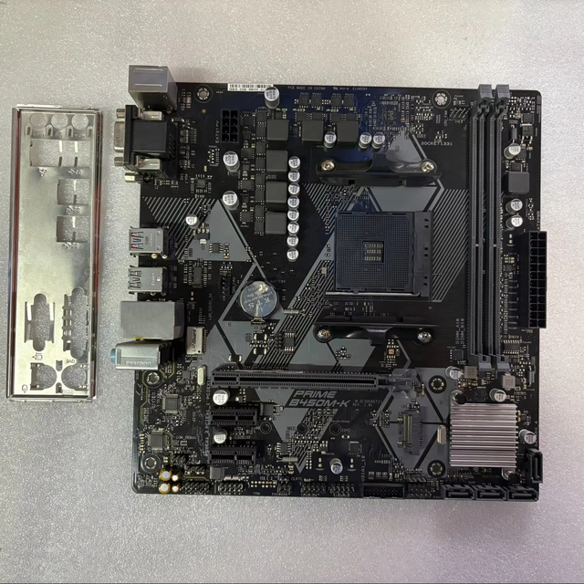 B450M-K Micro-ATX Gaming Motherboard B450 Chipset AM4 Socket DDR4 64GB Dual Channel USB3.2 Used Desktop Computer