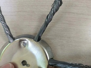 Tête de coupe universelle en fil d'acier de 150 mm (6 pouces) pour débroussailleuse, pièces d'outils de jardin, tête de tondeuse à gazon au lithium - Product Image 4