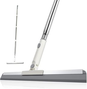 Balai magique Joybos avec raclette, manche long, tête de balai en éponge en PP et acier inoxydable, pour le balayage domestique, utilisation intérieure et extérieure - Product Image 1