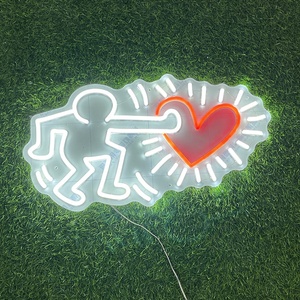 Letrero Luminoso LED Personalizado para Barbería, con diseños de Dragón, Boba, Let's Party, Feliz Cumpleaños <span class=keywords><strong>Leo</strong></span>, Oh Baby, Mis Quince, Logos Iluminados de Neón - Product Image 2