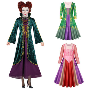 Disfraz de Princesa <span class=keywords><strong>Hocus</strong></span> <span class=keywords><strong>Pocus</strong></span> 2 para Niñas, Capa de Winifred, Sarah y Mary, Disfraz de Carnaval de Halloween para Niños - Product Image 1