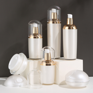 Gran oferta, contenedor vacío redondo recto blanco perla, <span class=keywords><strong>botella</strong></span> <span class=keywords><strong>de</strong></span> perla, <span class=keywords><strong>botella</strong></span> <span class=keywords><strong>de</strong></span> loción <span class=keywords><strong>de</strong></span> crema acrílica, <span class=keywords><strong>botella</strong></span> - Product Image 1