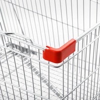 Vente en gros Euro 60L zingué chariot de supermarché d'occasion chariots de supermarché