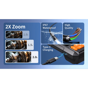 Endoscope industriel, mini caméra, écran 4,3 pouces, MicroSD, outil d'inspection vidéo 1080P pour les canalisations d'égouts, photo en temps réel - Product Image 5